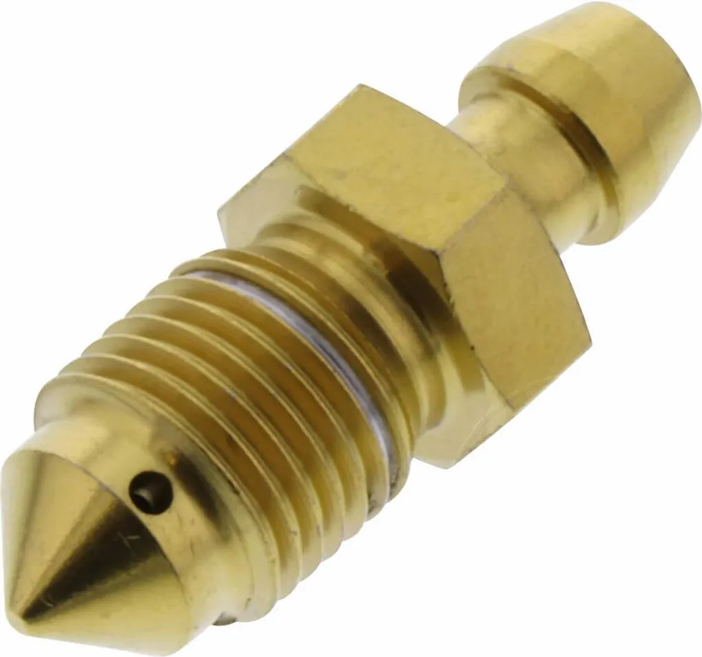 Vis de Purge de Frein Inox Or M10x1 - Résistance Totale à la Corrosion
