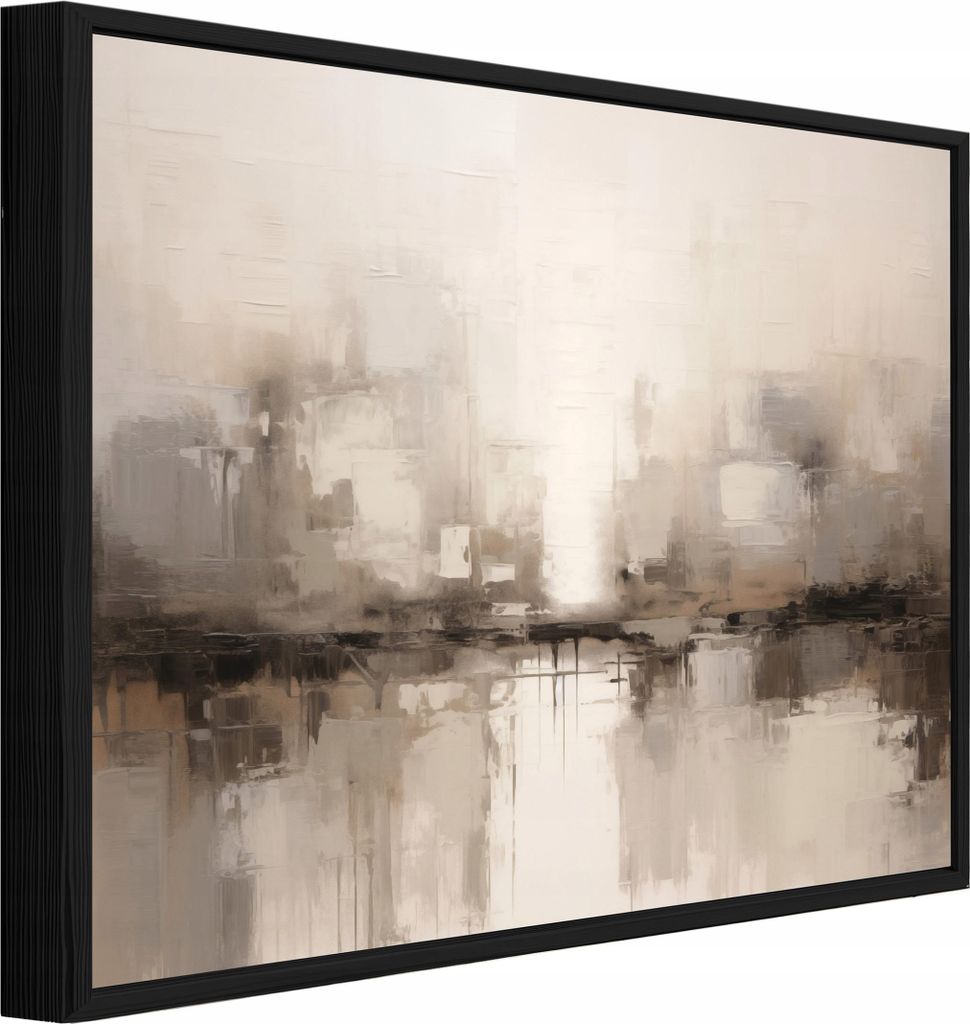 Bilder mit Rahmen Abstrakt Boho Modern - 100x70 cm - Produktbild 