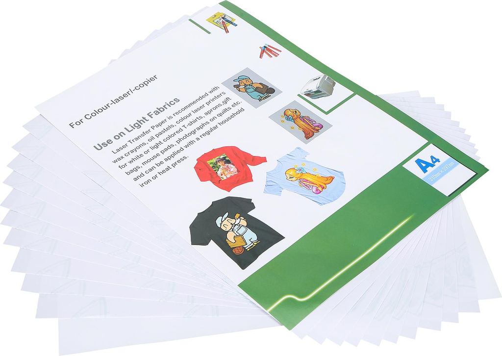 10 sztuk papieru do transferu laserowego, folia Zdjęcie produktu 