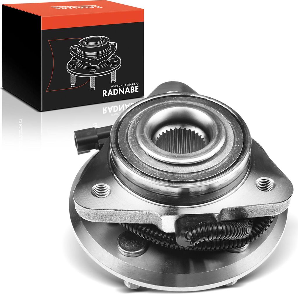 Frankberg 1x Radnabe Radlagersatz Vorderachse beidseitig für Dodge Nitro Jeep Cherokee 2.8L 3.7L 4.0L 2006-2013
