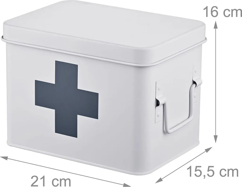 Boîte de rangement médicaments 4 compartiments étanches et clips sécurisés - 4