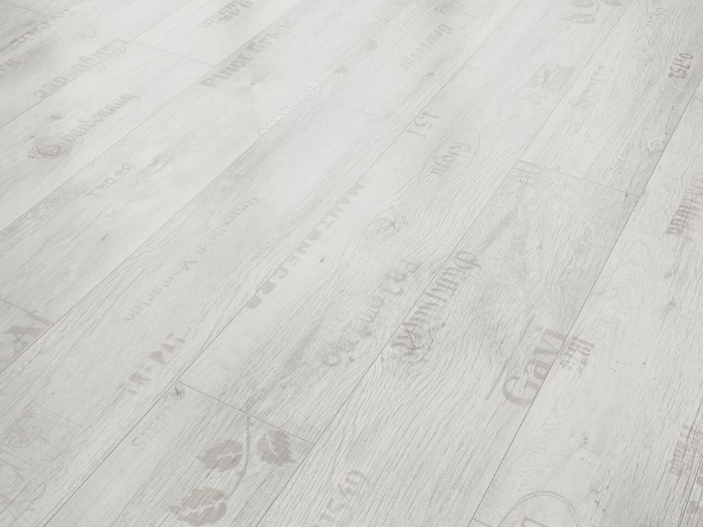 Classen Laminat 7 mm 4V 128,6 x 19,4 cm 7 mm Wine and Pine weiß LHD