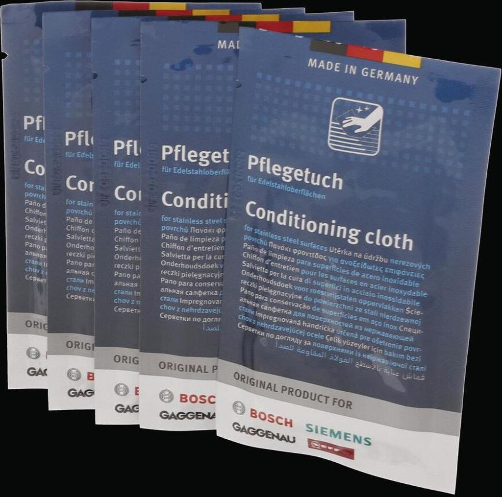 BOSCH 00312007 Čistící utěrky na nerezové povrchy Obrázek produktu 