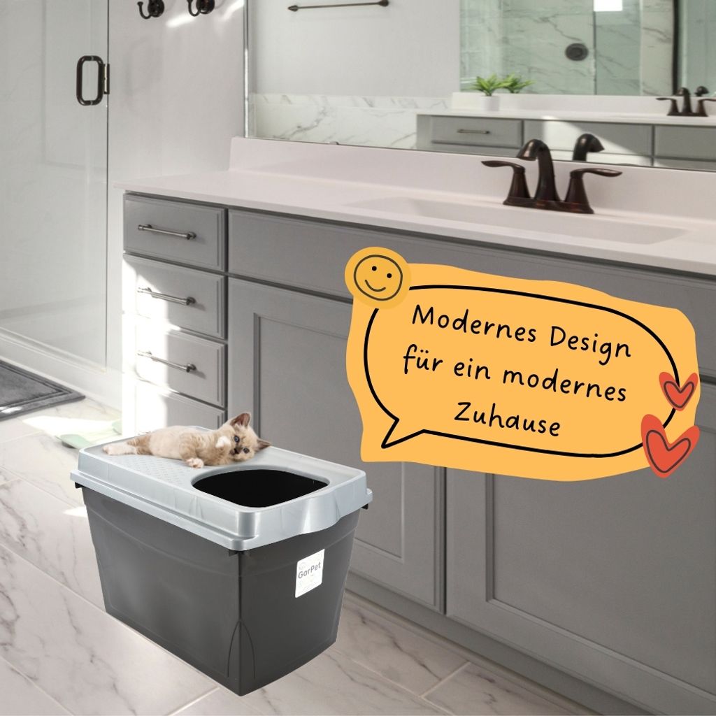 Hop-In Katzenklo Katzentoilette Top Entry Jump-In XXL Produktbild 6