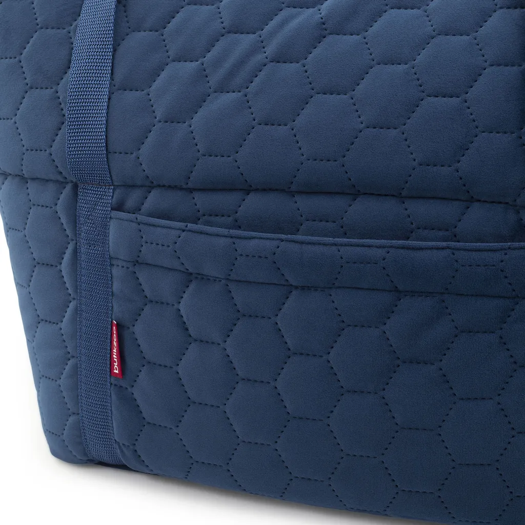 Borsa a Tracolla Animali 10kg Suede Blu Scuro | Trasportino Soft Velvet - 14