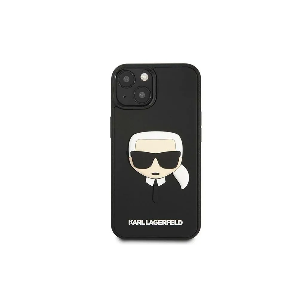 Custodia Rigida Karl Lagerfeld Per IPhone 14 Pro Max 6,7'' - Collezione Icons, Colore Nero (Modello KLHCP14XHNIKTCK)