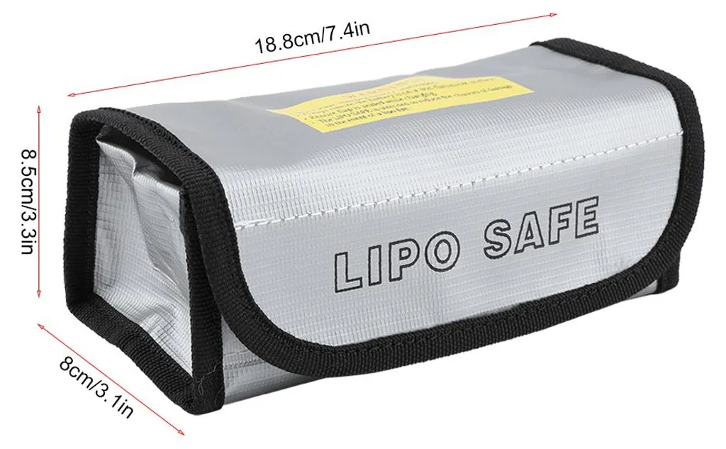 Pochette de protection antidéflagrante pour charge de batterie LiPo - 5