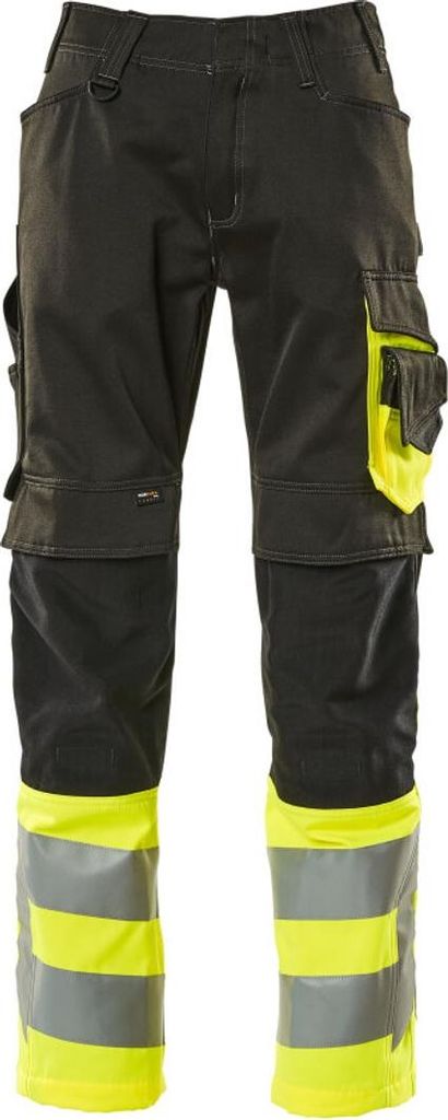 Mascot Leeds Arbeitshose Gr. 82C54 schwarz/hi-vis gelb