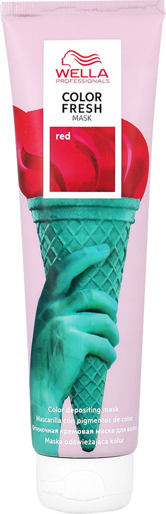 Wella Professionals Color Fresh Mask intensive Farbmaske für alle Haartypen Red 150 ml