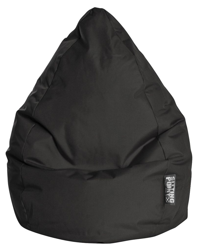 Sitting Point BeanBag Brava XL 70 x 110 cm,  Schwarz Produktbild 