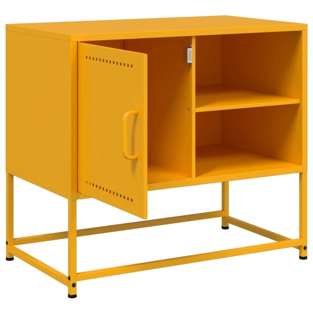 Meuble TV Anthracite 100,5 cm Acier - Support TV Stable et Durable - 9