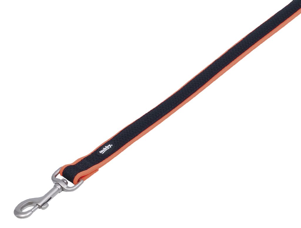 Nobby Leine "Mesh Preno" L: 120 cm, B: 25/35 mm neon orange