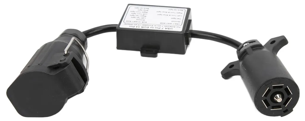 Adaptateur prise US vers EU pour tracter une caravane avec pick-up américain