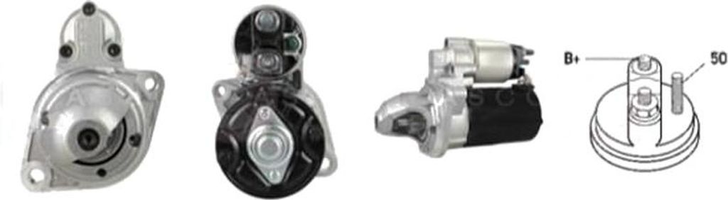 CASCO CST10417GS Starter Anlasser 1,20kW für BMW 3 Touring (E91) 3 Limousine (E90) X3 (E83) 1 Schrägheck (E81) Z4 Roadster (E85) 3 Cabrio (E93) 12V