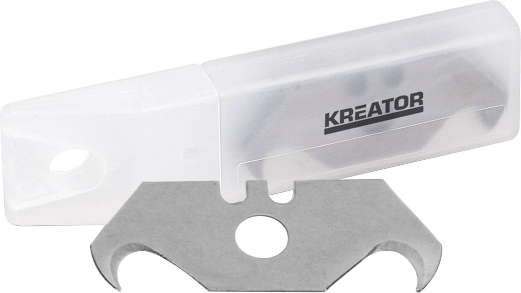 Kreator Ersatz Haken-Klingen 10 Stück 60 x 19 mm SK5 Stahl gehakte Ersatzklingen