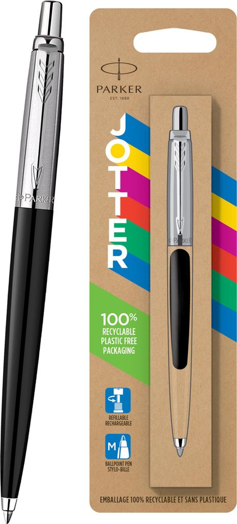 PARKER 2096873 PARKER Drukkogelpen JOTTER ORIGINALS, zwart, Productafbeelding 