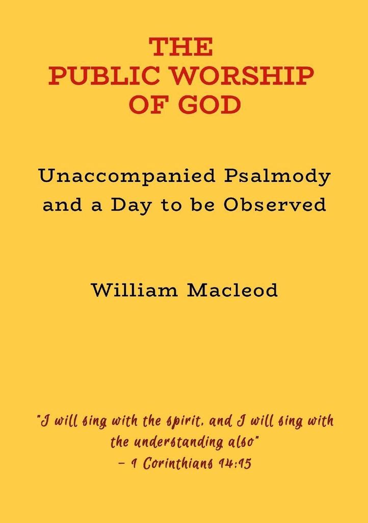 The Public Worship Of God