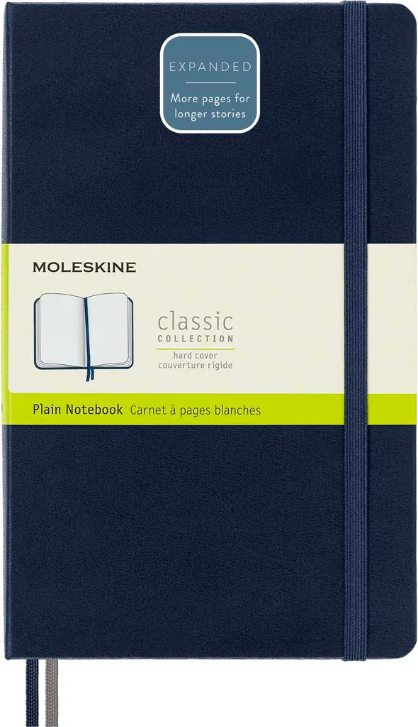 Moleskine Carnet de notes Étendu Large A5 Blanko Hardcover Bleu Saphir - 11