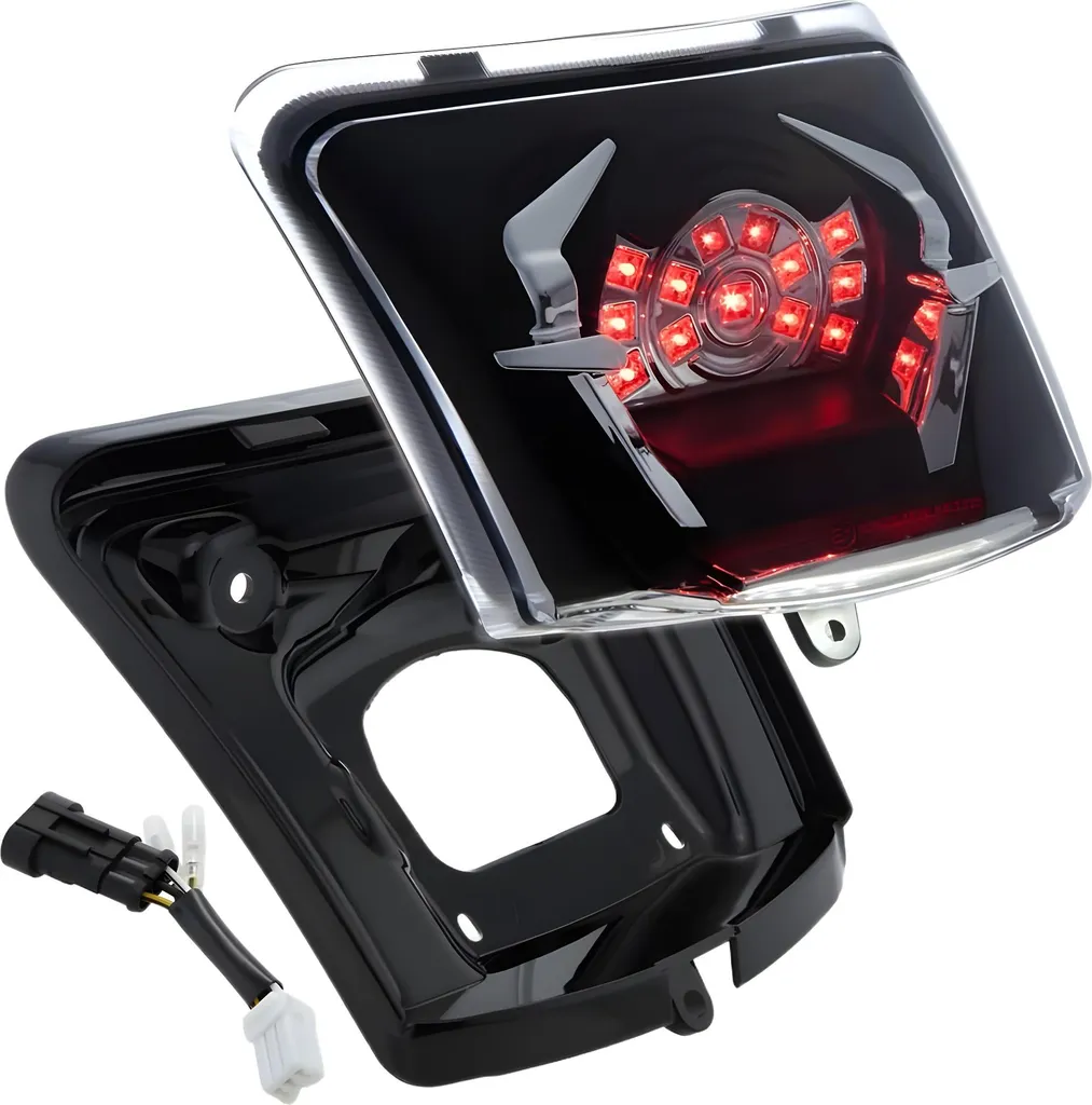 Feu arrière de rechange pour scooter Vespa GTV 300 HPE LED transparent
