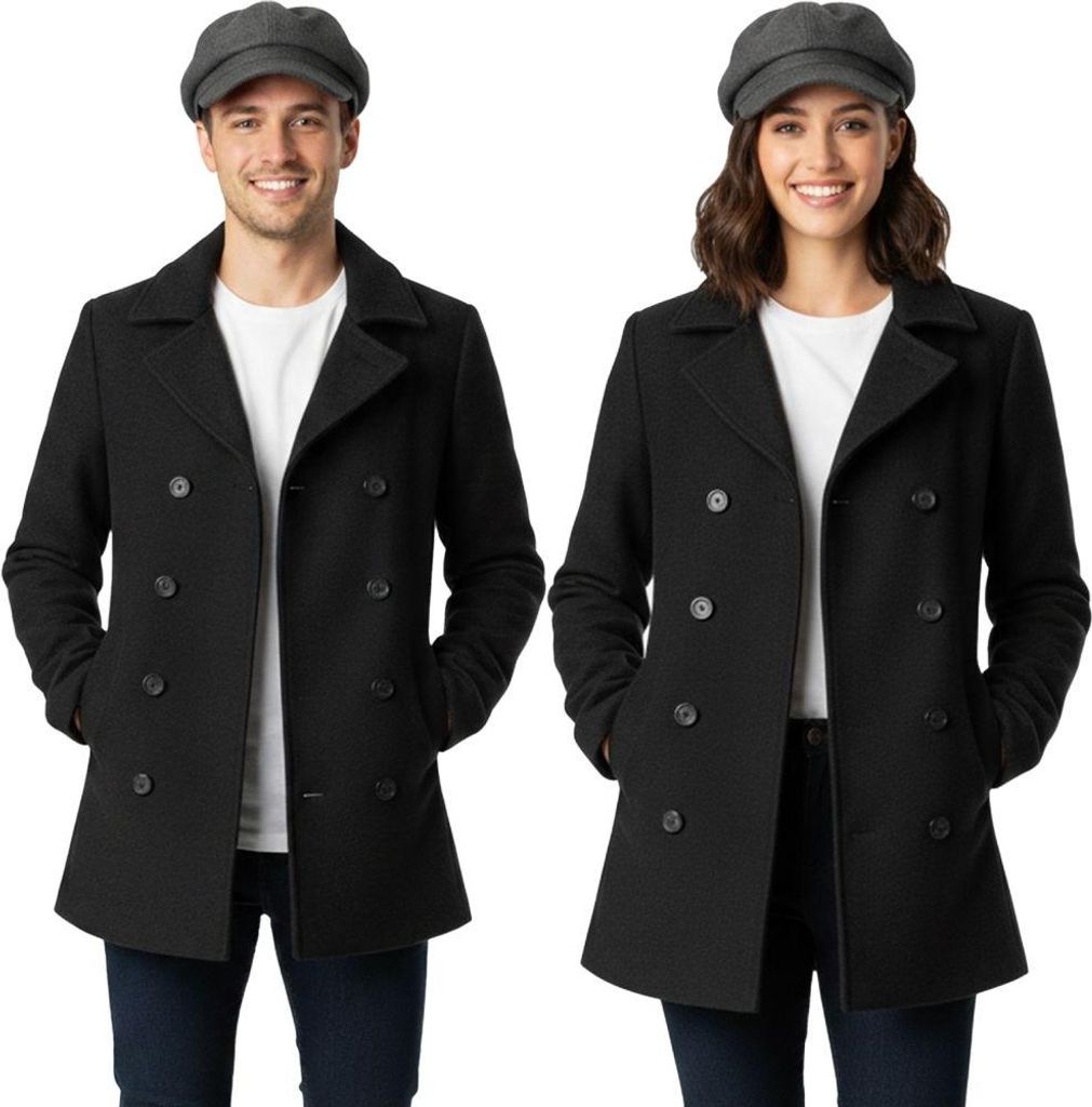 Uni Schiebermütze Damen Herren Peaky Blinders Mütze Baker Boy Cap Grau