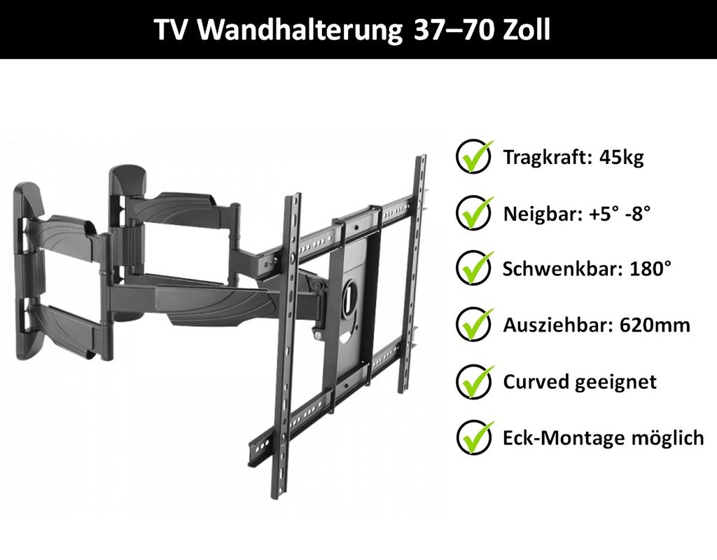 Tv Wandhalterung Schwenkbar Saturn Wandhalterung Weiss Für TV