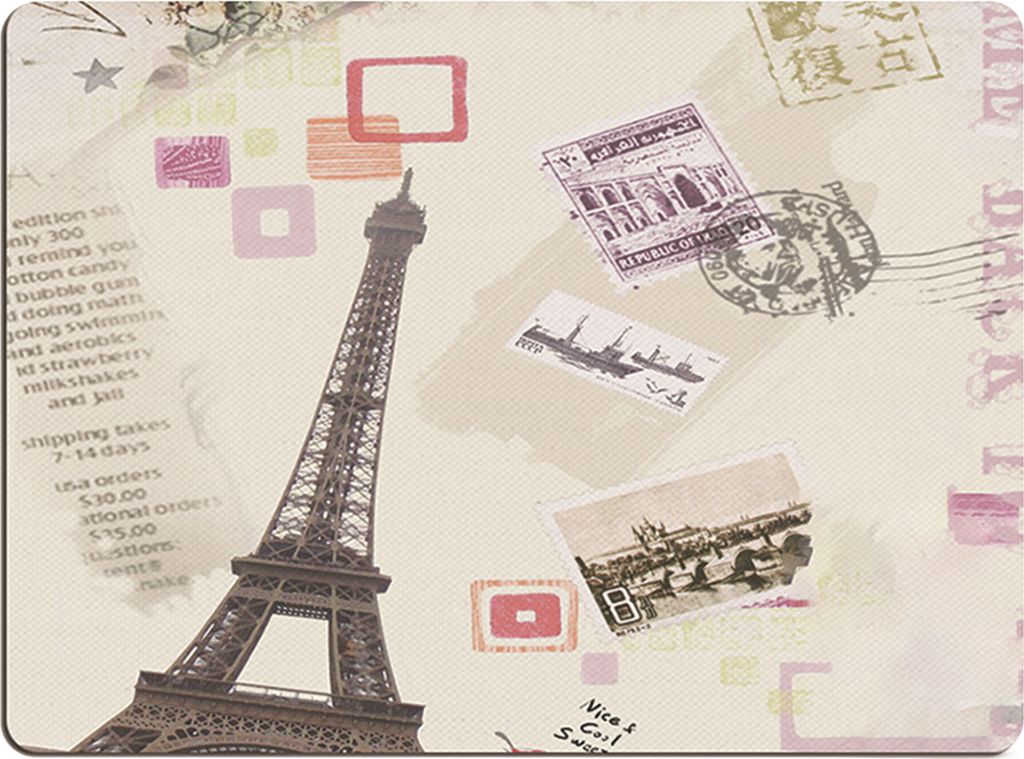 Maus -Pad weich bequeme glatte Oberfläche Eiffelturm Desk Gaming Mousepad Handgelenk Pause für Laptop-7