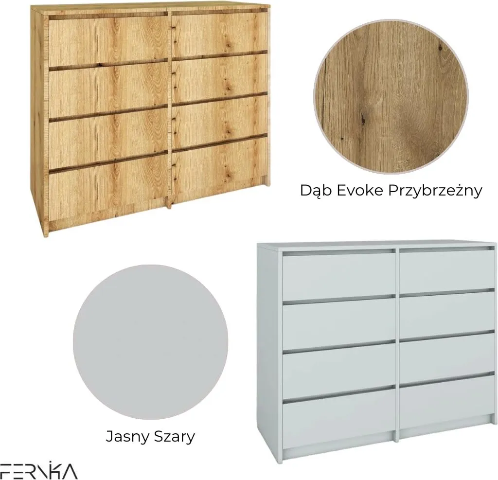 Meuble de Rangement Blanc pour Salon - Commode BDW Sideboard 120x100 - 6