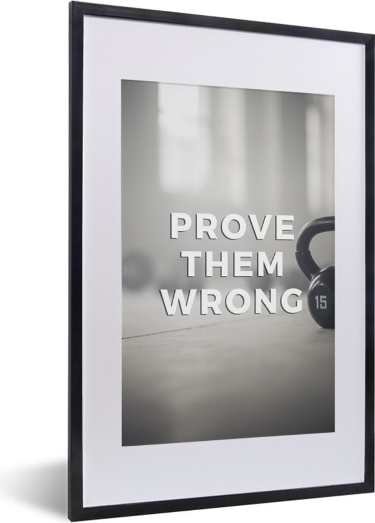 MuchoWow® MuchoWow® Gerahmtes Poster Sprichwörter - Produktbild 