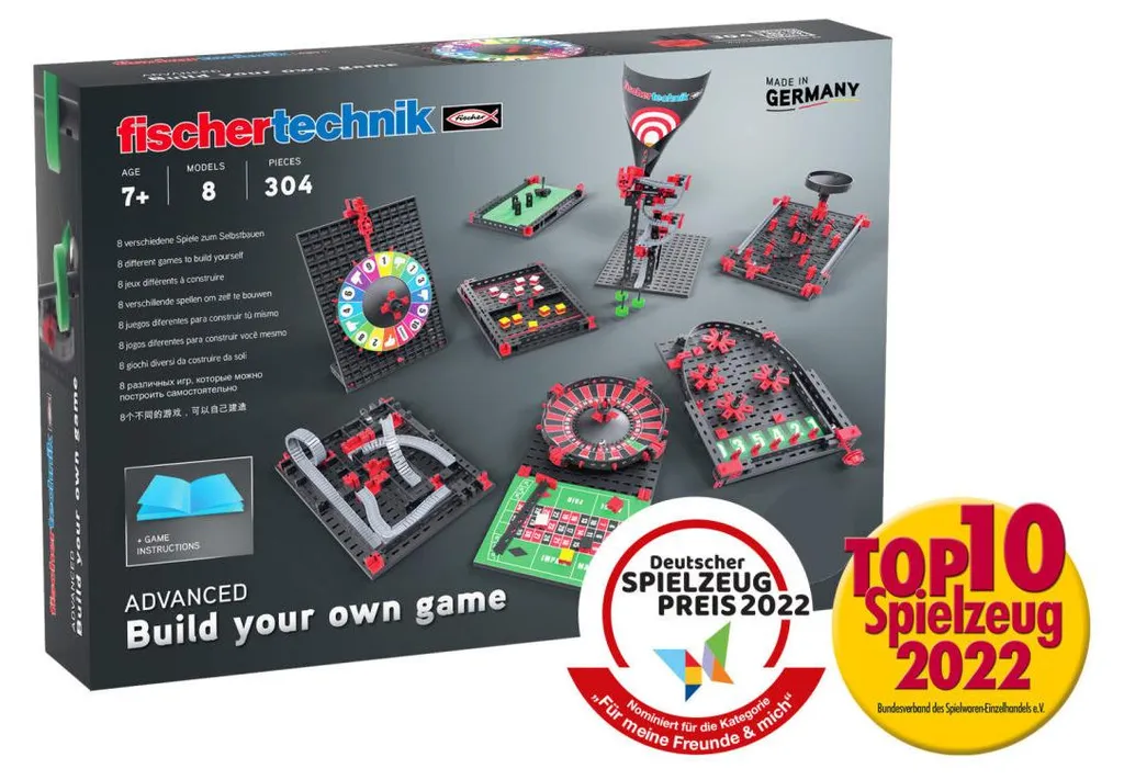 Jeu de construction éducatif 8 en 1 Kit STEM Fischertechnik pour enfants
