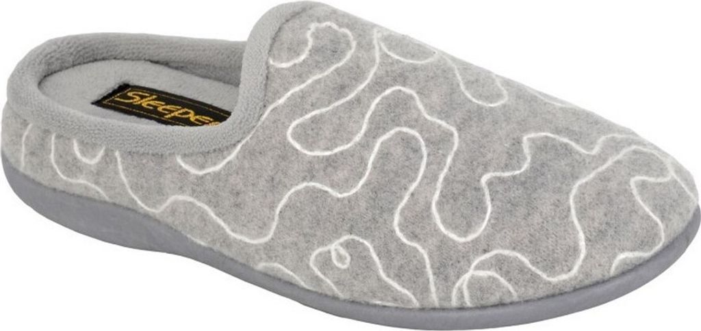 Sleepers - Damen Pantoffeln "Tammy" DF2457 (37 EU) (Grau)