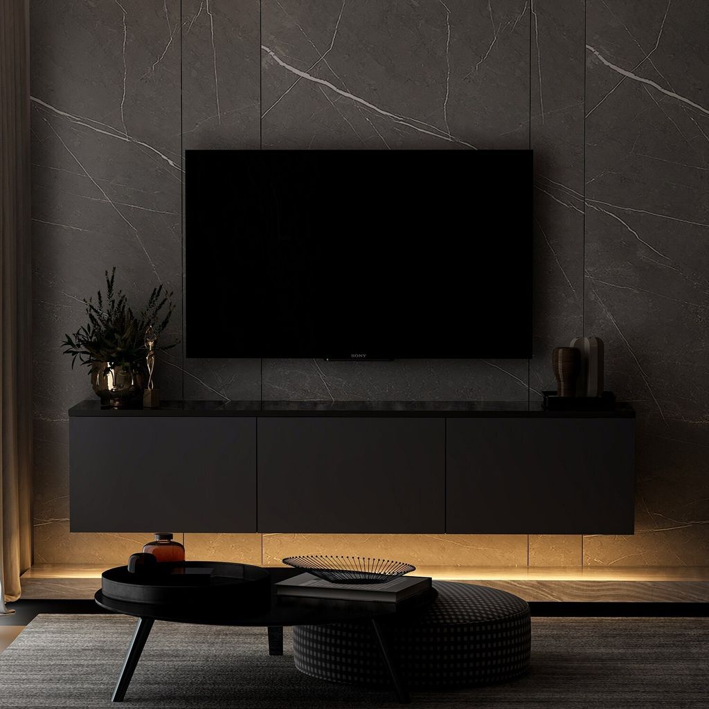 Skye Decor, Neon Illuminated - Anthracite, Meubles TV, Image du produit 
