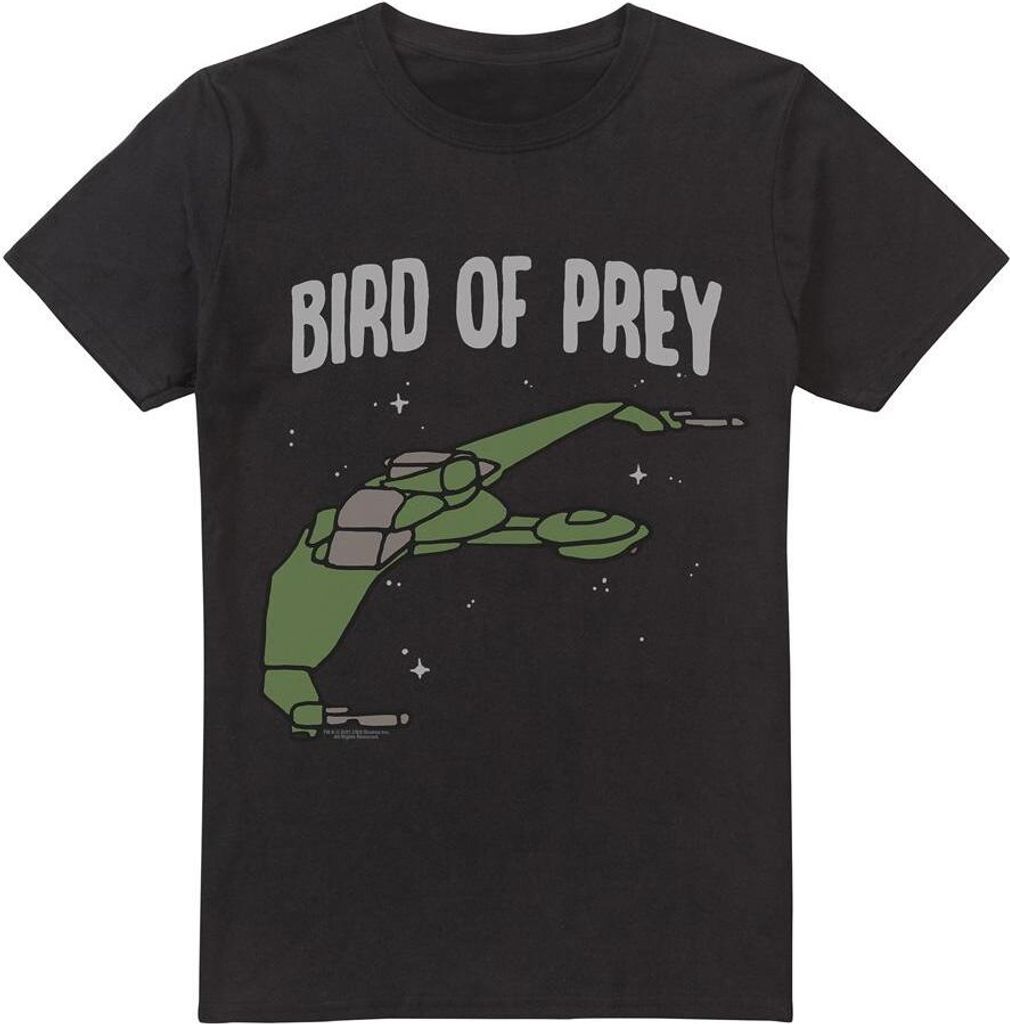 Star Trek - "The Bird of War" T-Shirt für Herren TV5649 (M) (Schwarz)
