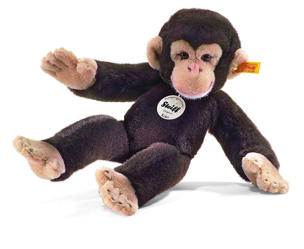 Steiff 064722 Koko Chimpanzé singe 35 cm brun foncé Image du produit 
