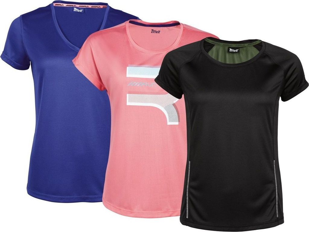 Crivit Damen Funktionsshirt 288099 Schwarz S Produktbild 