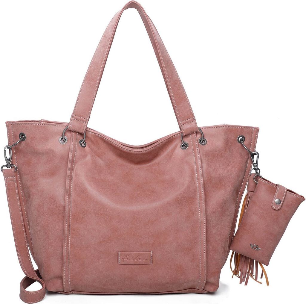 Fritzi aus Preußen Umhängetasche Schultertasche Vintag Fritzi Shopper 1 Vintage rosa