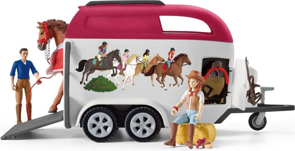 Schleich 42535 Dobrodružné auto s prívesom a koňom Obrázok produktu 21