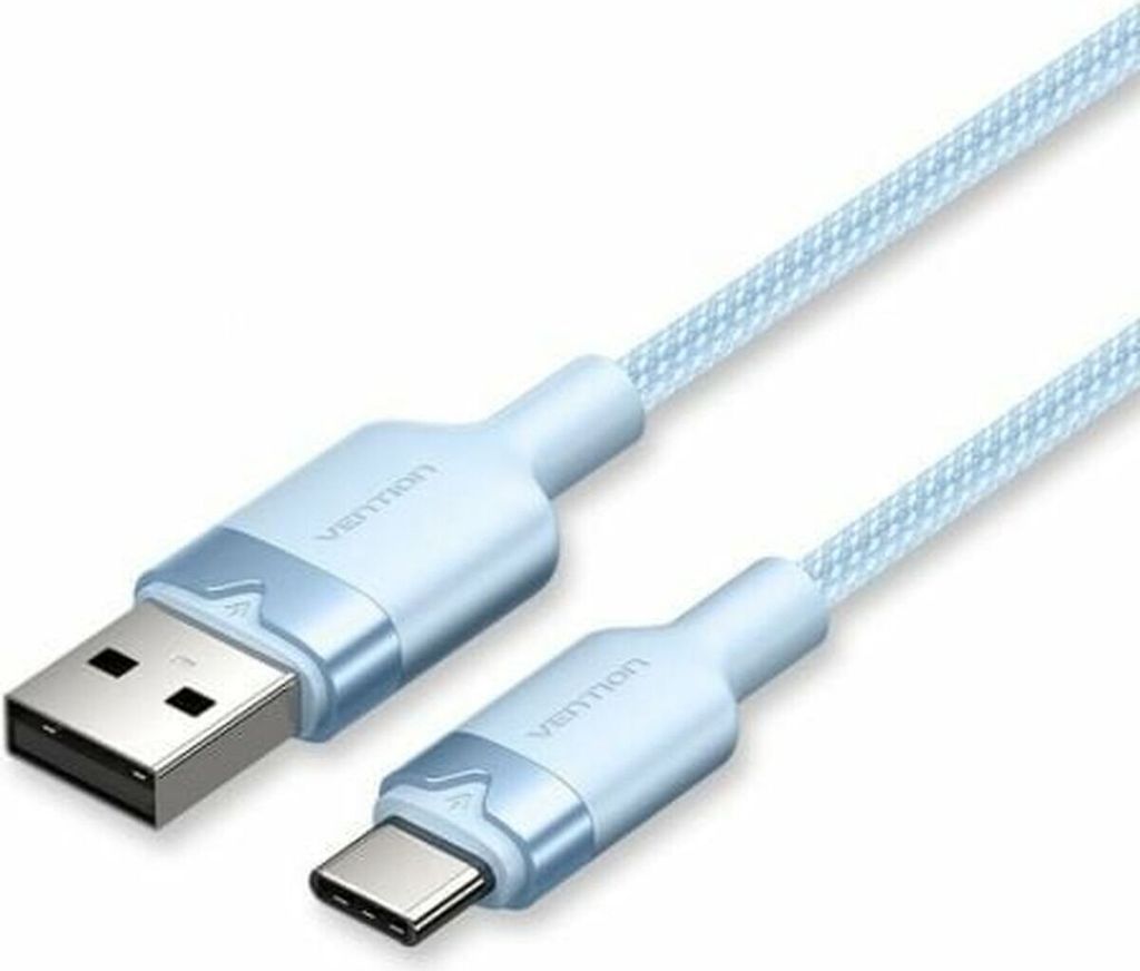 USB 2.0 A to USB-C 3A cable Vention CTNLH 2M (blue)
