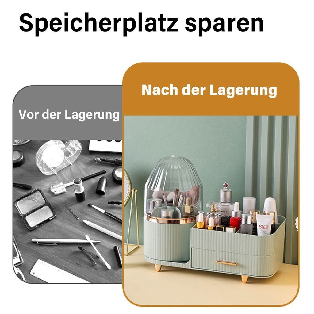 Make-Up Organizer 360° drehbare Kosmetik-Organizer, Produktbild 2