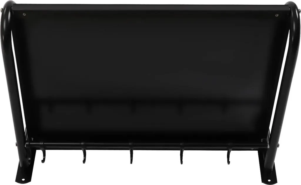 Support mural pour micro-ondes et four d'appoint en métal noir robuste - 9