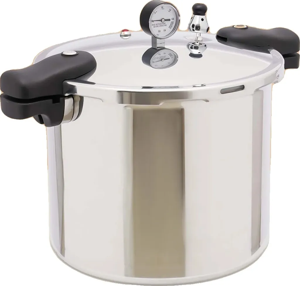 Autocuiseur 22L en Inox avec Soupape de Sécurité pour Grande Famille