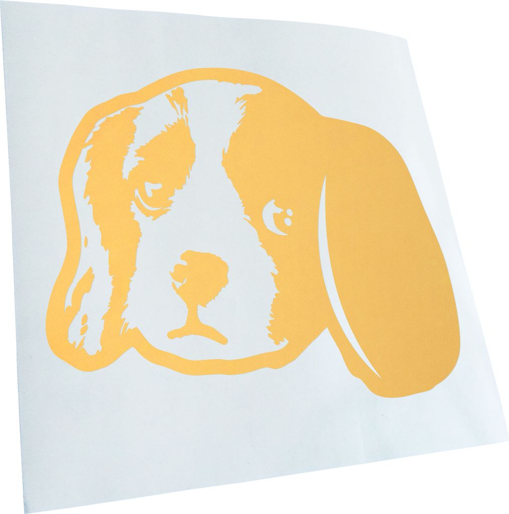 Kiwistar - Autoaufkleber - English Toy Spaniel Hund - Creme - 50x42cm - Aufkleber für Auto, Laptop, Fahrrad, LKW, Motorrad Mehrfarbig JDM Decal Ra...