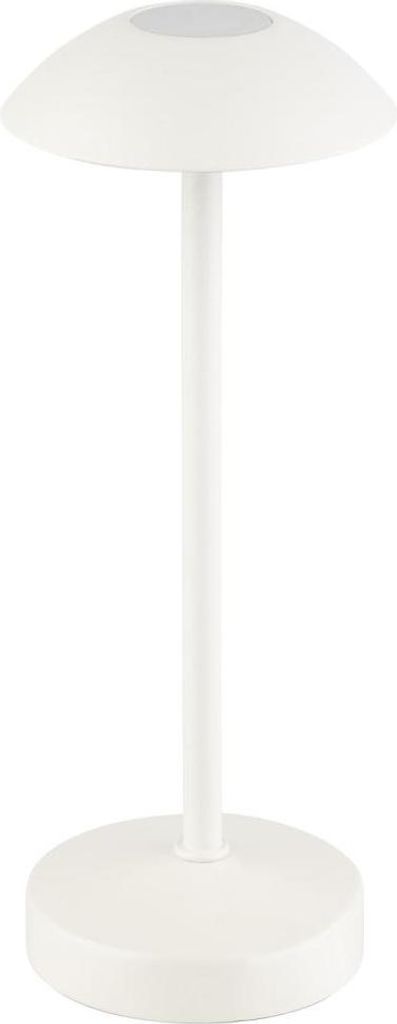 APS 17035 ALVA Kabellose USB-C Tischleuchte, Fartemperatur und Helligkeit einstellbar, spritzwasssergeschützt IP 54, inkl. Dockinstation und Fernb...