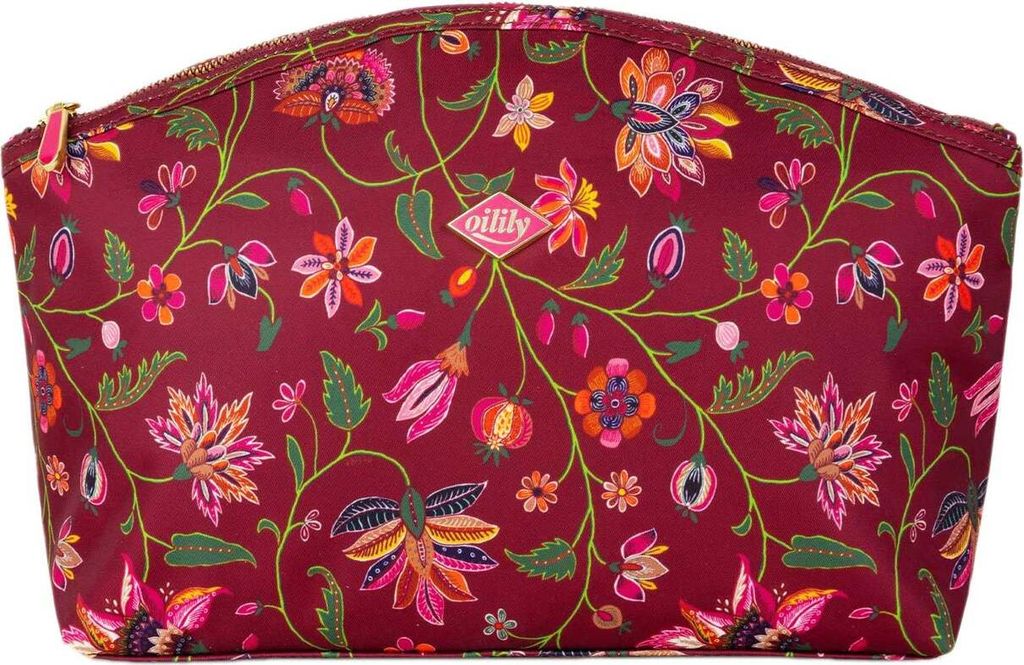 Oilily Kulturbeutel Cilou Cosmetic Bag Chocolate weinrot