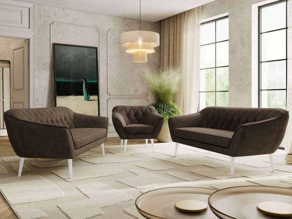 MKS MEBLE Couchgarnitur PIRS 3-3-1, Set mit Armlehnen, Produktbild 