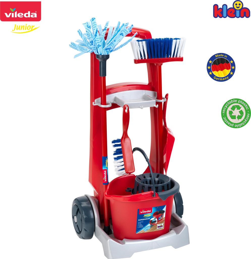 Klein Vileda Besenwagen (Spielzeug) 6741 Produktbild 10