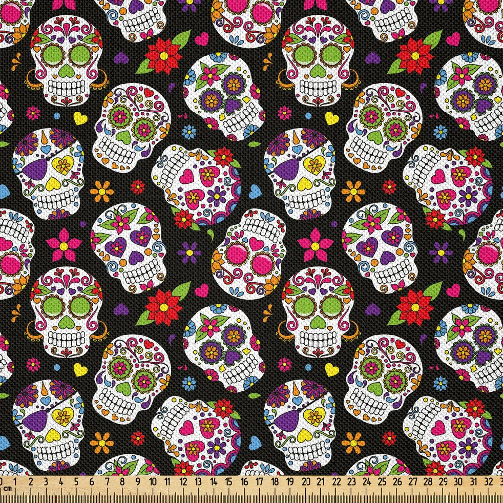 Acquista Tessuto Satin ABAKUHAUS 148x300cm - Design Messicano 3M