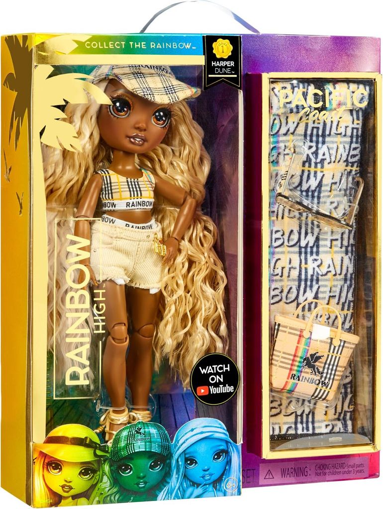 Rainbow High Pacific Coast Fashion Doll- Harper Dune Produktbild 