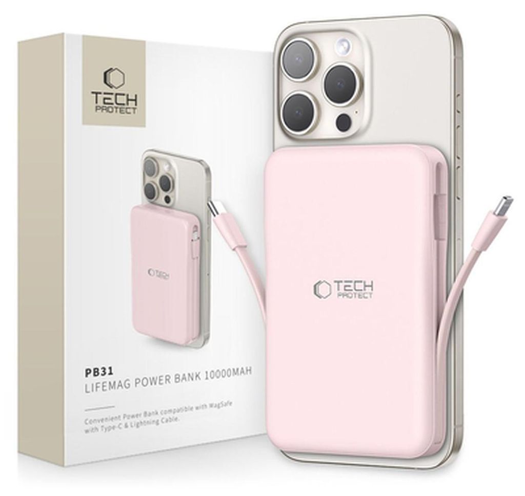 Powerbank Tech-Protect Pb31 Lifemag Magsafe 10000 Mah - Immagine del prodotto 