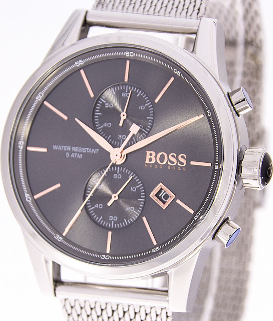 Hugo Boss 1513440 Herren-Armbanduhr, Edelstahl-Gehäuse, Metall-Armband