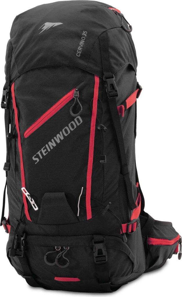 Steinwood Wanderrucksack Herren & Damen 35L - Outdoor-Rucksack, Reiserucksack, Tagesrucksack wasserabweisend mit Regenschutz und Rückenbelüftung